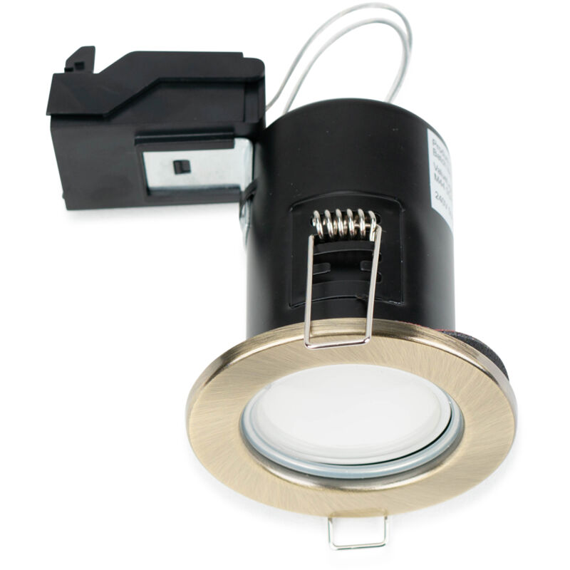 Fire Rated GU10 Recessed Ceiling Downlight Spotlight - Gold