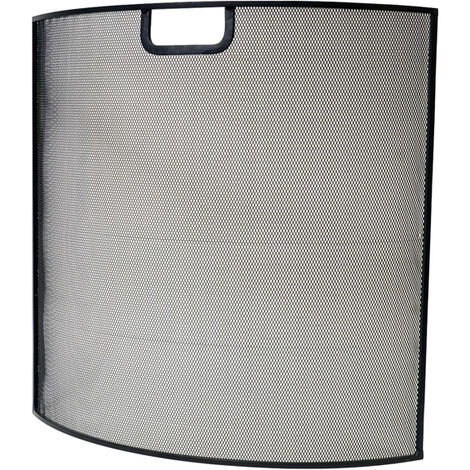 Fire Screen - Iron - L13 x W61 x H61 cm - Black