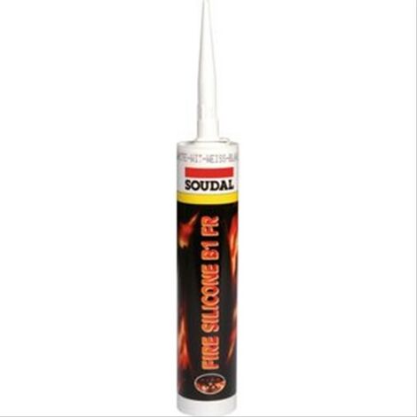 Fire silicone joint d'expansion résiste au feu 310ml SOUDAL