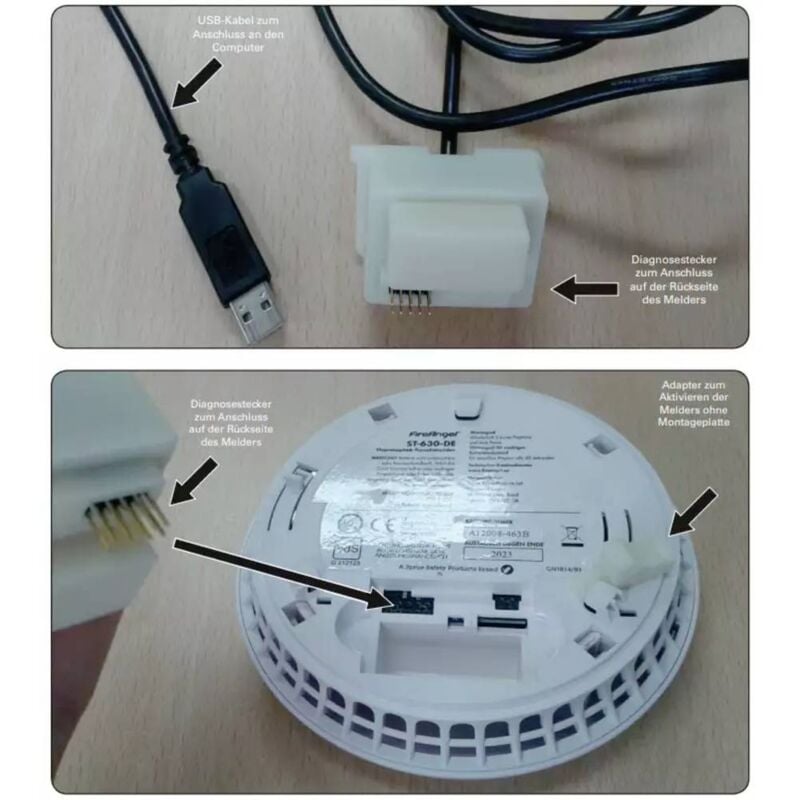 Fireangel - Câble/logiciel de diagnostic V664753