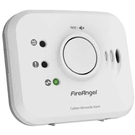 FireAngel NM-CO-10X-INT Kohlenmonoxid-Melder  inkl. 10 Jahres-Batterie, auf Funk umrüstbar batterieb
