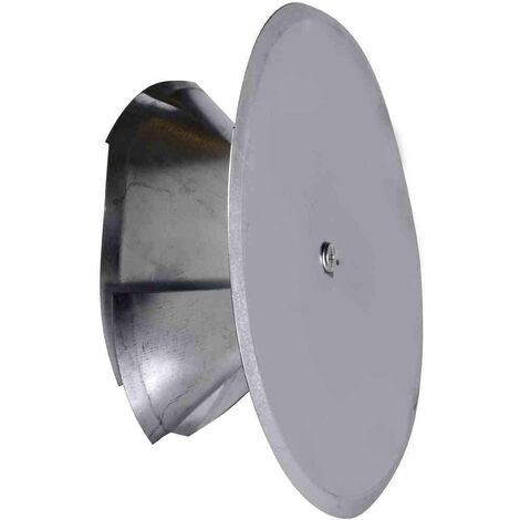 FIREFIX 2097/1 - Coperchio per foro del camino con imbuto con isolamento, regolabile fino a Ø 160 mm