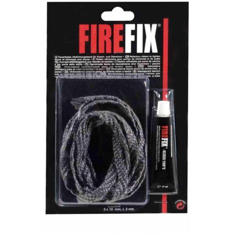 FireFix Abdichtungsflachband 3x10 mm 2m mit Kleber Dichtungsband Abdichtungsband