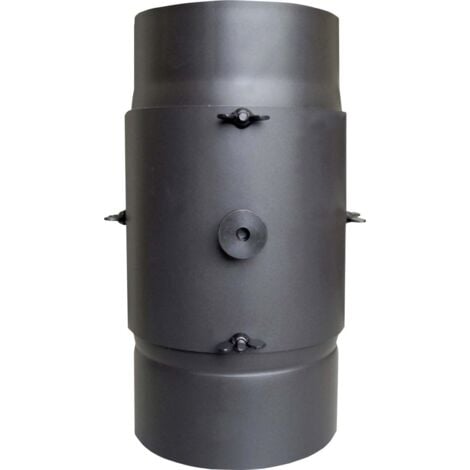 Firefix KaminfilterKat dunkelgrau Kaminfilter zum Nachrüsten Feinstaub Filter Ofenrohr