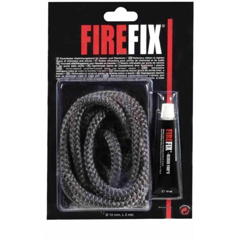 Firefix Keramikkordel Ø 10 mm 200 cm Kaminzubehör Ofendichtung