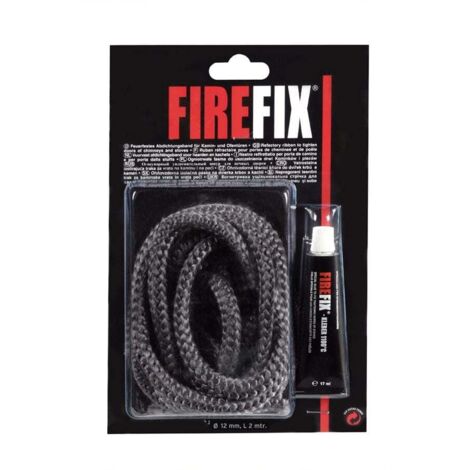 Firefix Keramikkordel Ø 12 mm 200 cm Kaminzubehör Ofendichtung