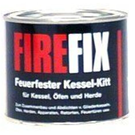 FireFix Kesselkitt feuerfest 1000 g Kaminzubehör Dichtmasse Kaminkitt Kamin Ofen