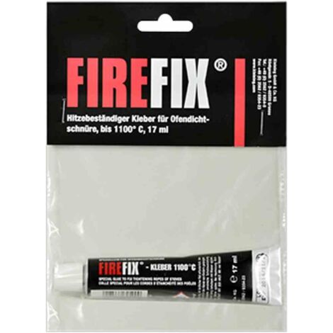 FireFix Kleber hitzebeständig für Keramikkordeln Flachbänder Kaminzubehör Kamin