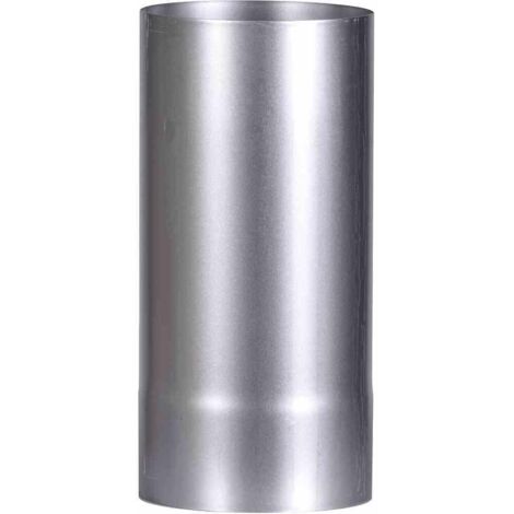 FireFix Ofenrohr Ø 120 mm, 25 cm, feueraluminiert Rohr Ofen Kamin Kaminrohr