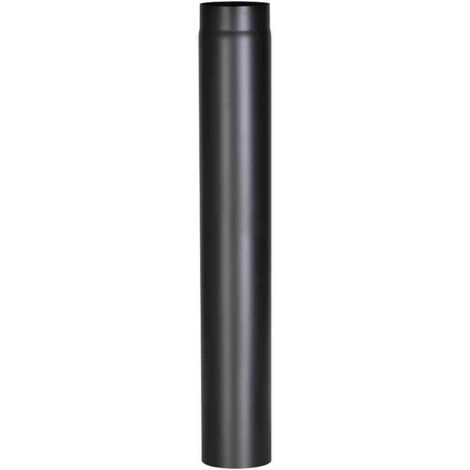 FireFix Ofenrohr Ø 150 mm 100 cm schwarz Rohr Ofen Kamin Kaminrohr Rauchrohr