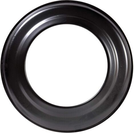 FIREFIX R150/R R150/R-Rosetta per Canna fumaria da 2 mm, Diametro 150 mm, camini, Senotherm, Colore: Nero, Rigido, Lega di Acciaio