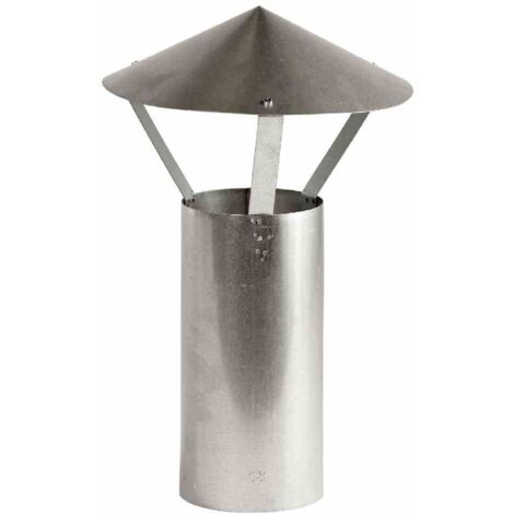 FireFix Regenhut Ø 110 mm 42 cm verzinkt Kaminzubehör Regenhaube Regendach