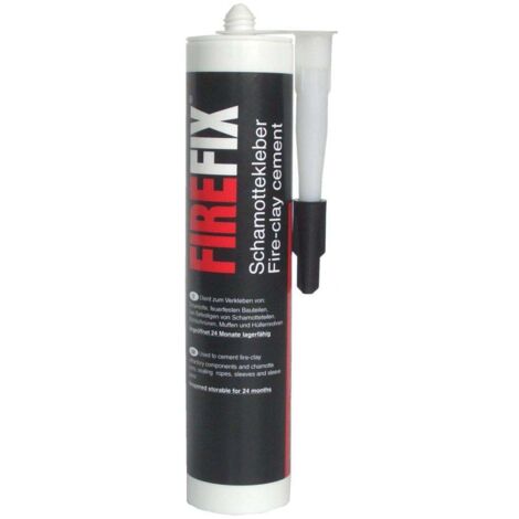 FireFix Schamottkleber 310 ml Kaminzubehör Kamin Kleber Hitzebeständi
