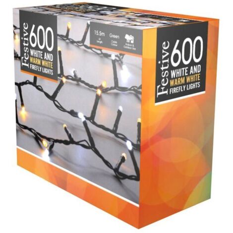 Firefly Lights - White & Warm White - 600 LED Lights (P036975)