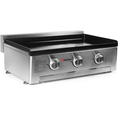 TRISTAR FireFriend BQ-6395, Piastra a Gas, con 3 Fornelli