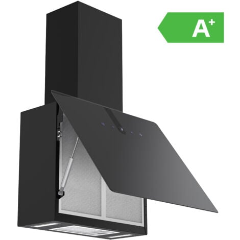 FIREGAS Dunstabzugshaube 60 cm, aus Edelstahl, Sehr Saugstark, Superstarken Bürstenloser Motor, 9 Stufen, Ablufthaube, Umlufthaube, mit Aktivkohlefilter CC170 [Energieklasse A+]