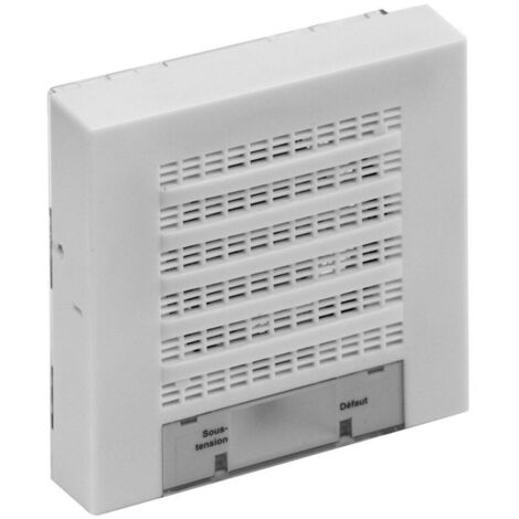 Fireless – Sirène d'alarme autonome BAAS Sa Planète – Type 2b – Son classe A/B – Ultra fin – Installation en locaux de petite taille