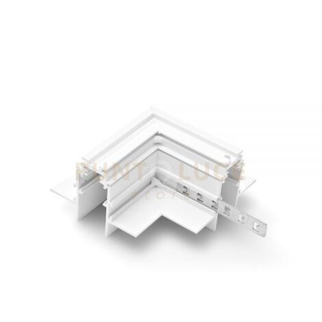 FIRENZE BI AV - ANGOLO 90° SOFFITTO BIANCO PER SISTEMA MODULARE/BINARIO FIRENZE