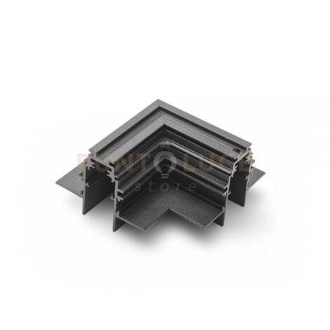 FIRENZE BI AV - ANGOLO 90° SOFFITTO NERO PER SISTEMA MODULARE/BINARIO FIRENZE
