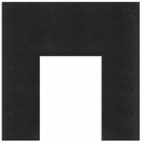 Fireplace Back Panel In Black Granite 37 Inch 996