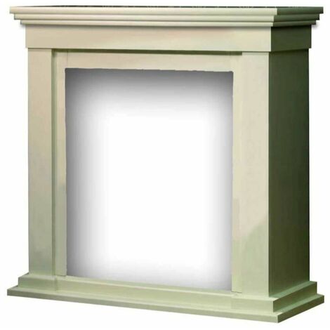Fireplace Mantel Calgary White Mdf Wood Cm 94x34x96 Xaralyn Calgary - Blanco 844