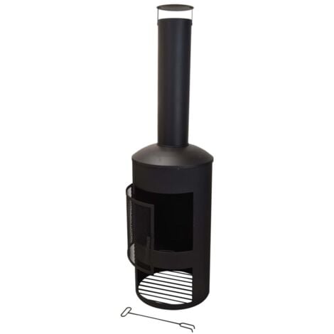 Fireplace Metal 158 cm ProGarden