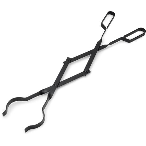 Fireplace Tongs, 66cm Firewood Tongs, Outdoor Log Tongs, Fireplace Accessories for Camp Fireplaces, Indoor Fire Pit Outdoor Stove