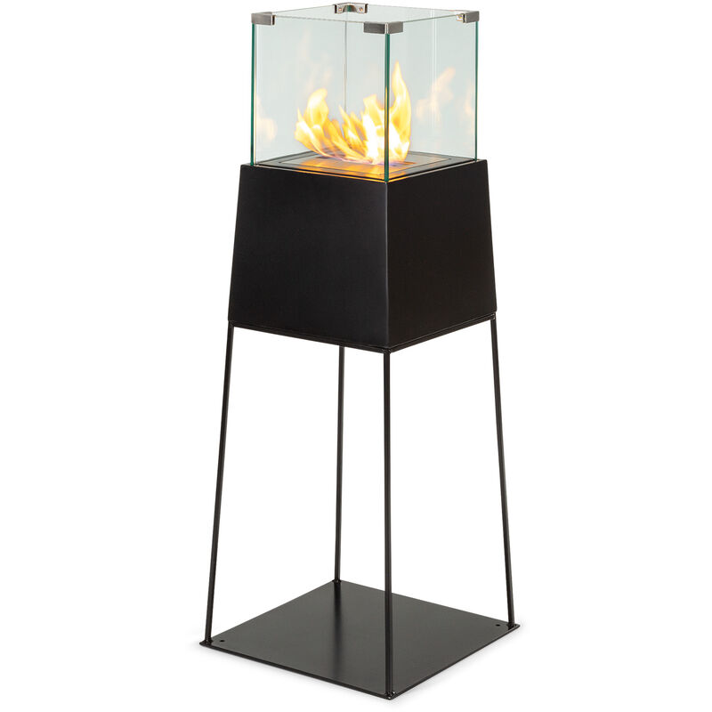 Blumfeldt - Cheminee Bioetanol, Cheminée Bioéthanol pour l'Intérieur et l'Exterieur, Cheminée au Bioéthanol avec une Durée de Combustion de 1,5