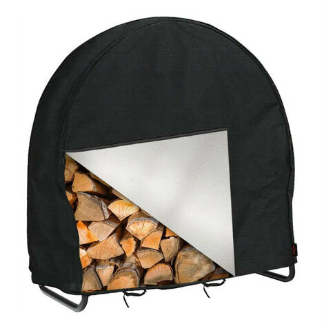 Firewood Cover Log Rack Hoop Cover 40inch: 40 x 41 x 24"420D Oxford Waterproof All Seasons Protective Cover