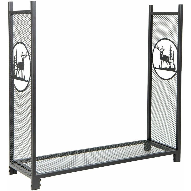 Image of Costway - Firewood Rack Stand Heavy-Duty&hellip;