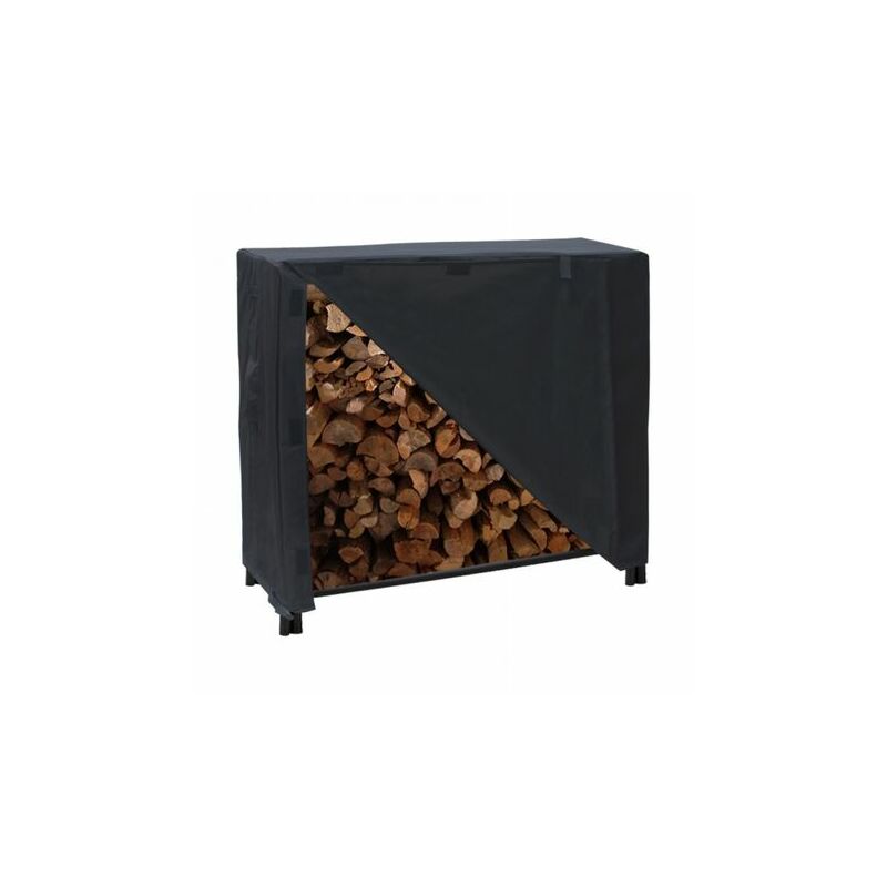 Modou - Firewood Rack with Lid Large Capacity Outdoor Firewood Holder with Waterproof 420D Oxford dopa
