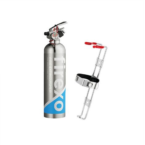 Firexo Estintore (500ml) - Fire Extinguisher Per Casa, Auto, Cucina, Camper, Lavoro, Ristorante, Barca, Camino - Estintore a Polvere per Tutte Le Classi Di Fuoco