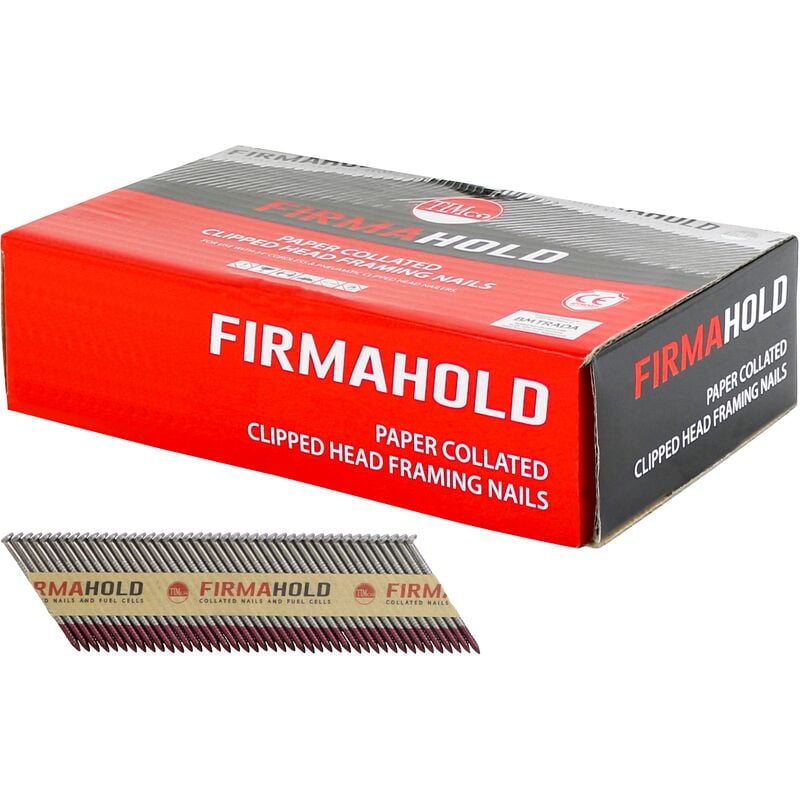 FirmaHold Collated Clipped Head Nails Ring Shank - Stainless Steel 3.1 x 80mm
