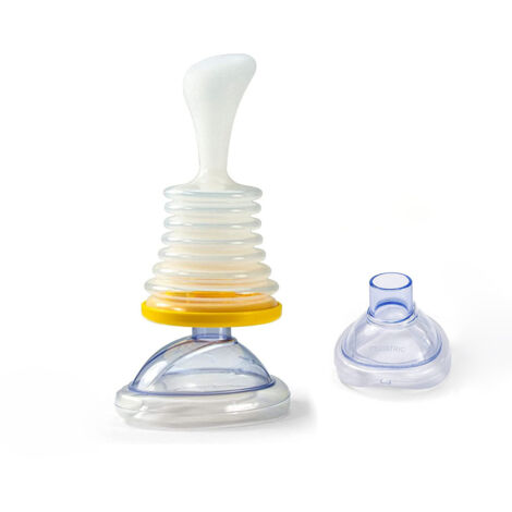 CHOYCLIT First Aid Choking Device, Anti-Asphyxiation Device for Children and Adults - Training Only - Yellow