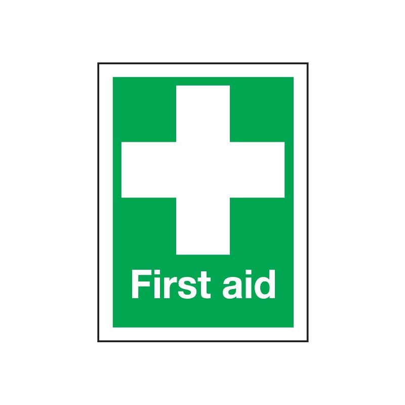 First Aid Rigid pvc Sign - 200 x 300mm - Sitesafe