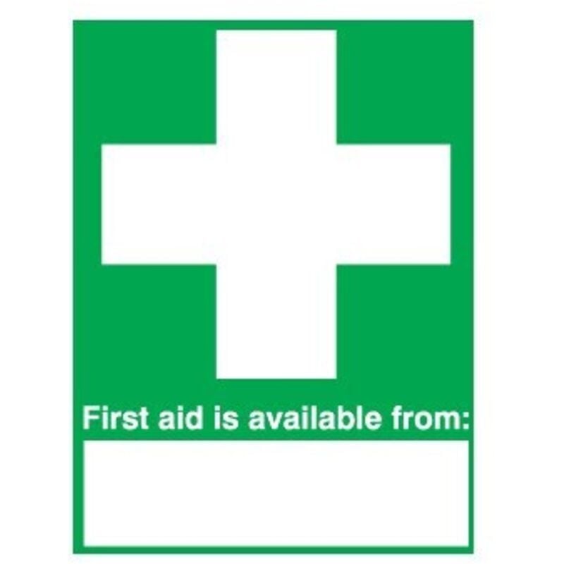 Sitesafe - First Aid is Available From Rigid pvc Sign - 297 x 420mm