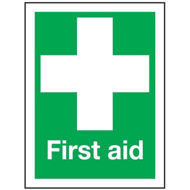 First Aid Rigid pvc Sign - 148 x 210mm - Sitesafe
