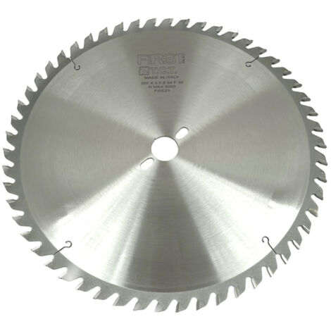 FIRST ITALIA Lame de Scie Circulaire HM D. 350 x Al. 30 x ép. 3,5/2,5 mm x Z54 Alt pour Bois - Idéale pour Coupe Précise - Longévité