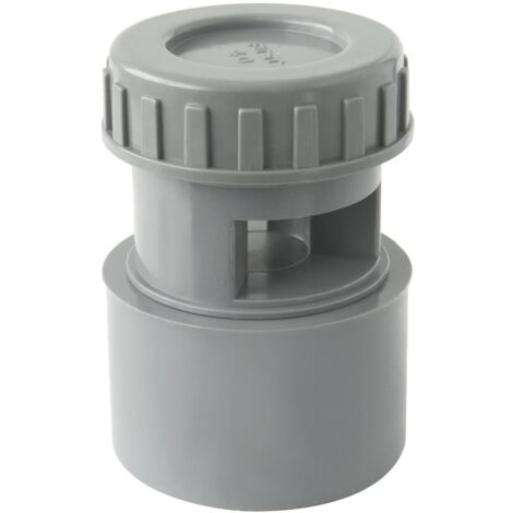 First Plast AMG40 Aeratore a Membrana, Grigio, ø 32-40-50 mm