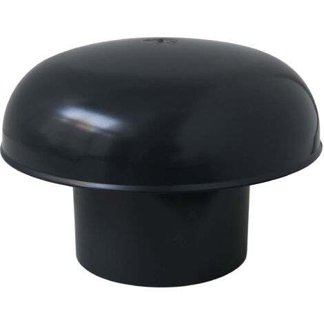 First Plast CDV90A Cappello di Ventilazione Testa Esalatore, senza rete, Ardesia, diametro interno 90 mm