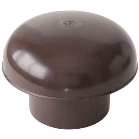 First Plast CDVM100M CDVM100M-Y Cappello di Ventilazione Testa Esalatore, Marrone, ø 100 mm
