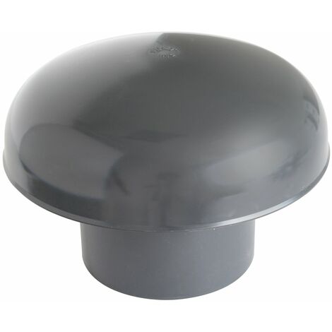 First Plast CDVM110A Cappello di Ventilazione Testa Esalatore, Nero, diametro 110 mm