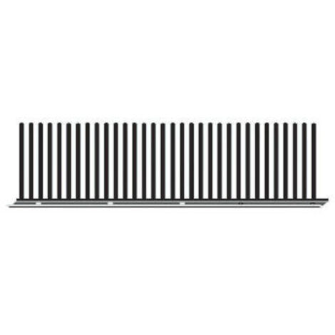 First Plast – Closoir 500x150x25 pour gouttières 25-33 – Empêche les oiseaux sous toiture – Installation facile entre gouttière et couverture - 25-33-BEST