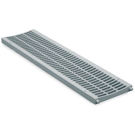 First Plast – Grille pour caniveau en PVC anti-choc 130 x 500 mm – Résistance 3500 kg – Couleur sable – Série 130