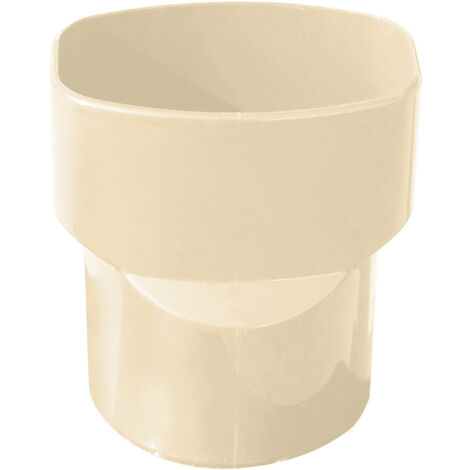 First Plast – Manchon PVC M Ø80 – Raccord pour gouttière – Résistant aux intempéries – Installation facile par collage ou joints
