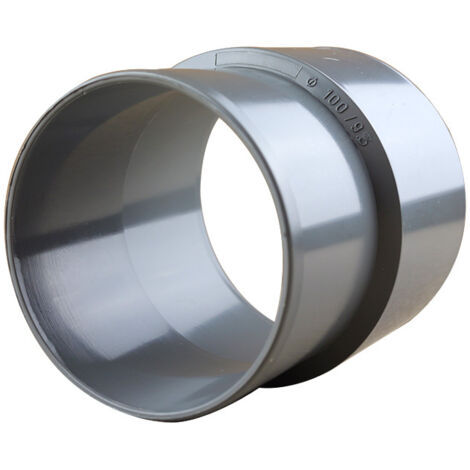 First Plast – Raccord d'évacuation PVC mâle femelle 93/100 mm – Taux d'expansion supérieur à 800% sous chaleur – Pour réseaux sanitaires