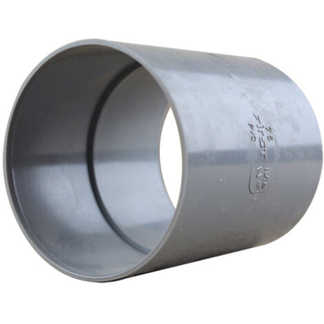 First Plast – Raccord d'évacuation PVC femelle-femelle Ø75 mm – Taux d'expansion > 800% sous chaleur – Conformité NF – Performance optimale