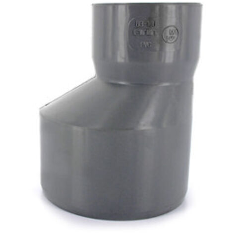 First Plast – Réduction PVC excentrée Mâle Femelle 100/63 – Raccord d'évacuation flexible pour réseaux sanitaires – Taux d'expansion 800% sous chaleur