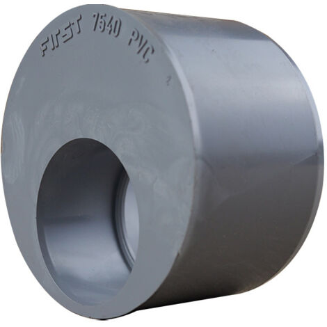 First Plast – Tampon de réduction PVC mâle femelle 75/40 – Taux d'expansion supérieur à 800% – Raccord pour évacuation eaux usées