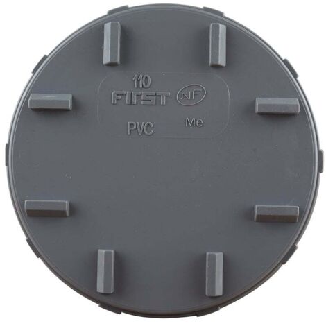 First Plast – Tampon de visite mâle Ø110 en PVC – Raccord d'évacuation – Taux d'expansion supérieur à 800% – Pour réseaux sanitaires